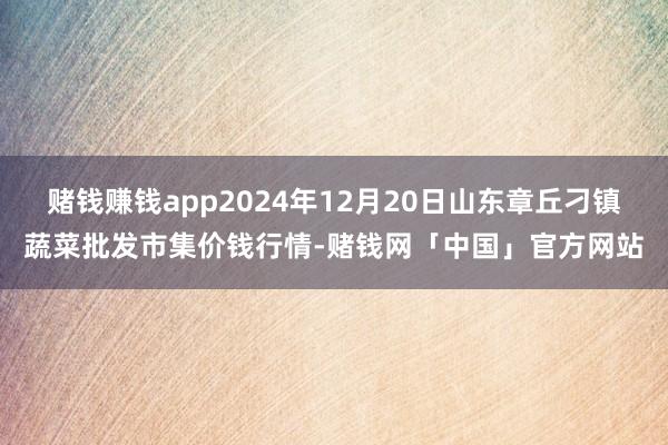 赌钱赚钱app2024年12月20日山东章丘刁镇蔬菜批发市集价钱行情-赌钱网「中国」官方网站